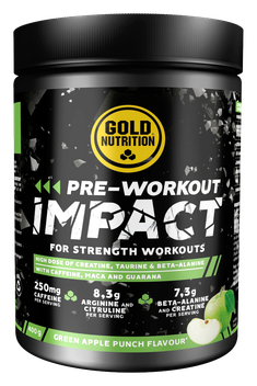 GoldNutrition Pre-Workout Impact Green Apple 400 gr