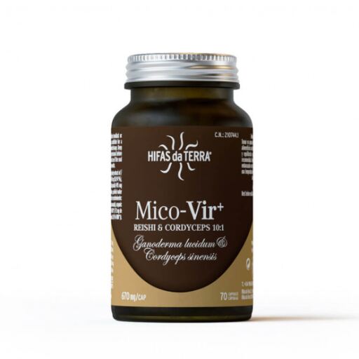 Hifas da Terra Hdt Mico-Vir Reishi-Cordyceps Hdt 70 Capsules