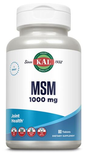 Kal MSM 1000 mg 80 Tablets
