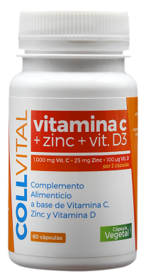 Vitamin C+Zinc+D3 60 Capsules