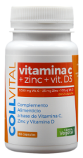 Vitamin C+Zinc+D3 60 Capsules