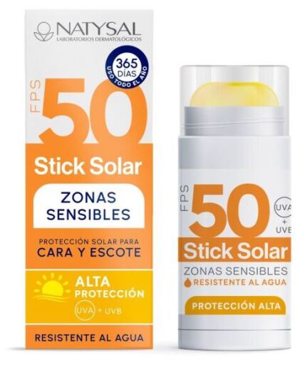 Natysal Solar Stick SPF 50 Sensitive Areas 14 gr