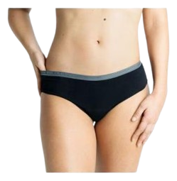 Cocoro Menstrual Panties Black/Gray Heavy Flow 6 XXL 1 Unit