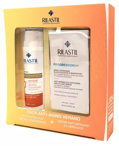 Rilastil Anti-aging SPF50+ Sun System 2-Piece Set