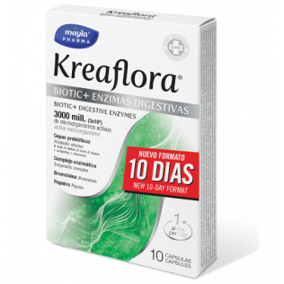 Mayla Pharma Kreaflora Biotic+ Digestive Enzymes 10 Capsules