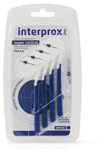 Dentaid Interprox 2G Super Conical Interdental Brush 2 4 Units 33754