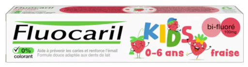 Fluocaril Kids Strawberry Gel 3 to 6 Years 75 ml