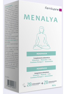 Menalya Menopause 28 Hard Capsules + 28 Soft Capsules