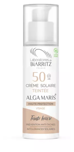 Laboratoires de Biarritz Alga Maris Beige Facial Cream SPF 50 50 ml