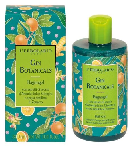 L'Erbolario Gin Botanicals Bath Gel 300 ml