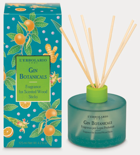 L'Erbolario Gin Botanicals Mikados 125 ml