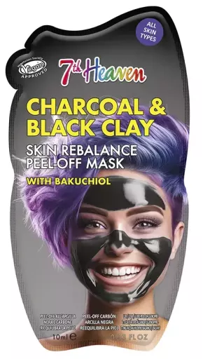7th Heaven Peel-Off Charcoal & Black Clay 10 ml