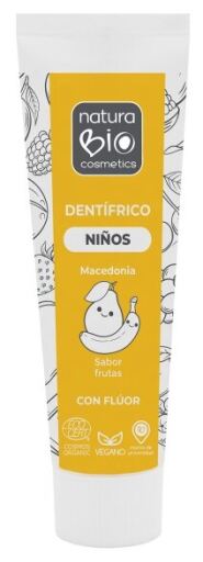 NaturaBIO Cosmetics Dent Children's Macedonia with Fluoride 75 ml