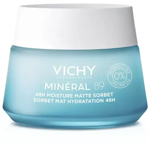 Vichy Min&eacute;ral 89 48H Moisturizing Matte Sorbet Gel With Hyaluronic Acid 50 ml
