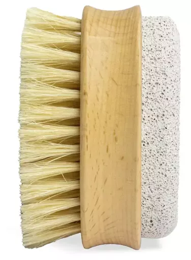 Body Brush &amp; Pumice Stone Double-Sided 1 Unit