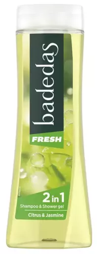 Badedas Fresh 2In1 Citrus & Jasmine Shower Gel + Shampoo 600ml