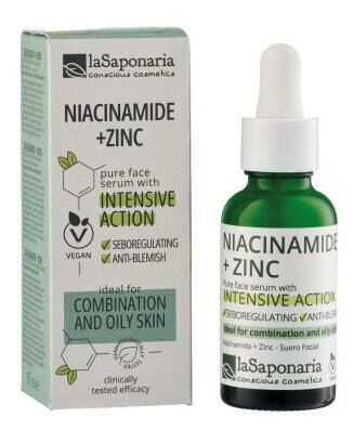 La Saponaria Niacinamide + Zinc Serums 30 ml