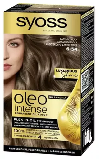 Syoss Oleo Intense Ammonia-Free Hair Dye #6-54 Mocha Brown